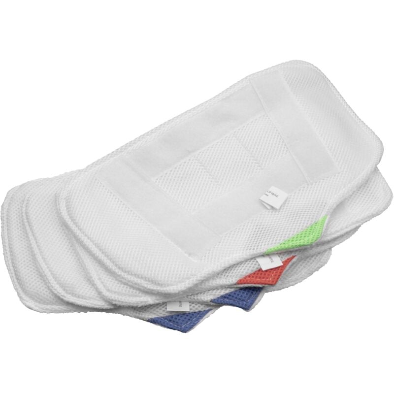 

Kit de 4 paños (paño de microfibra) microfibra para Dirt Devil Royal Steam & Swing M350 limpiadora a vapor, mopa a vapor - Vhbw