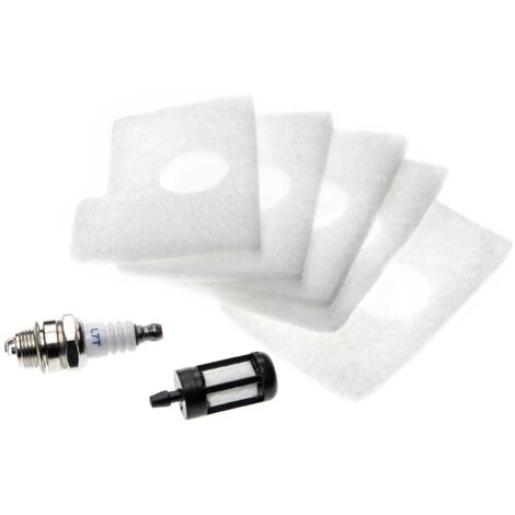 Vhbw – Kit de filtres à air et carburant pour scie à moteur Stihl MS 170, 180, 017, 018 – Performance optimisée – Filtre à air en toison - MS 180 C