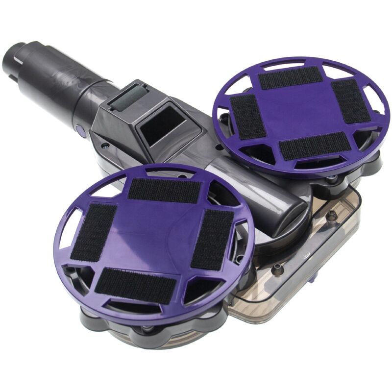 Vhbw - Kit de tête de balai électrique compatible avec Dyson V15 Detect Complete aspirateur - avec réservoir d'eau + 4 lingettes