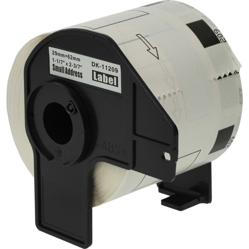 Vhbw - Label Roll with Holder 62mm x 29mm (800 Label) compatible with Brother pt QL-560, QL560VP, QL-570 Label Maker - Premium