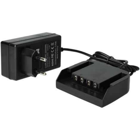 vhbw Ladegerät kompatibel mit AEG BS 18C, BMS 18C, BSB 18, BS 18G, BS18G, BSB18G, BHO 18, BFL 18, BKS 18 Werkzeug Li-Ion-Akkus, 18-21V