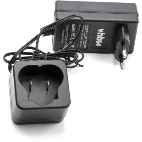 vhbw Ladegerät kompatibel mit Black & Decker BL1110, BL1310, LB12, LBX12, LBXR12 Werkzeug Li-Ion-Akkus