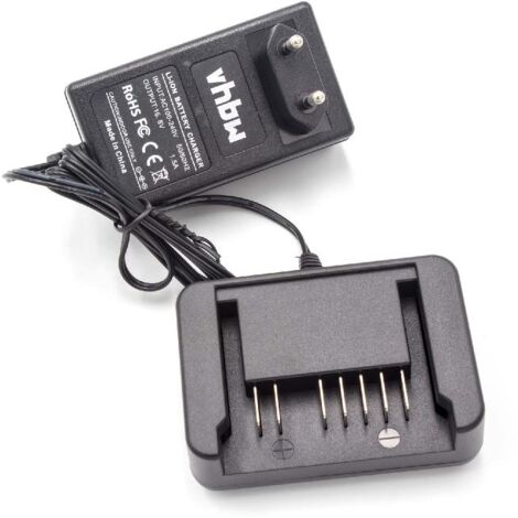 vhbw Ladegerät kompatibel mit Hitachi / HiKOKI WH 14DBAL2, WH 14DBL, WH 14DCL, WH 14DSL2, WM 14DBL, WP 14DSL, WR 14DBAL Werkzeug Akkus