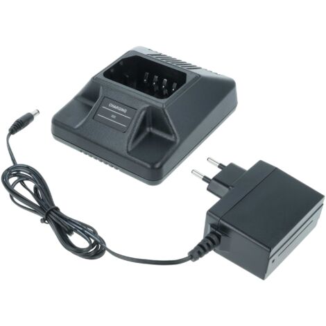 vhbw Ladegerät kompatibel mit HNN 9628C Funkgerät-Akkus - Ladestation + Netzteil, 5 V