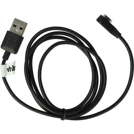 vhbw Ladekabel kompatibel mit Aftershokz OpenComm ASC100, ASC100SG Kopfhörer - Kabel, 100 cm Schwarz