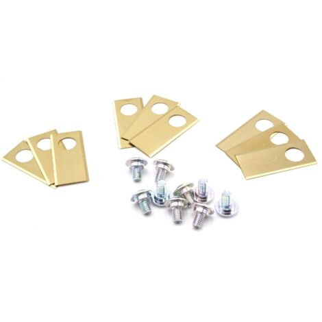 Vhbw – Lame de tondeuse en titane 9x 0.75mm – Compatible Honda Miimo 310, 520, 3000, HRM 310, HRM 520, HRM 3000 – Coupe précise et durable - VHBW 9 X