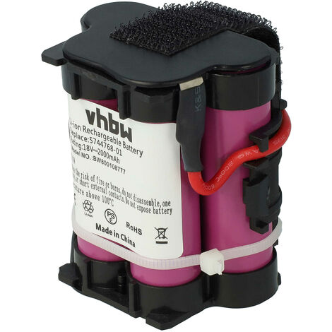 vhbw Li-Ion Akku 2000mAh (18V) kompatibel mit Flymo, Gardena, Husqvarna Ersatz für 574 47 68-01, 574 47 68-02, 574 47 68-03, 586 57 62-01, 586 57 62-02, 505 69 73-20