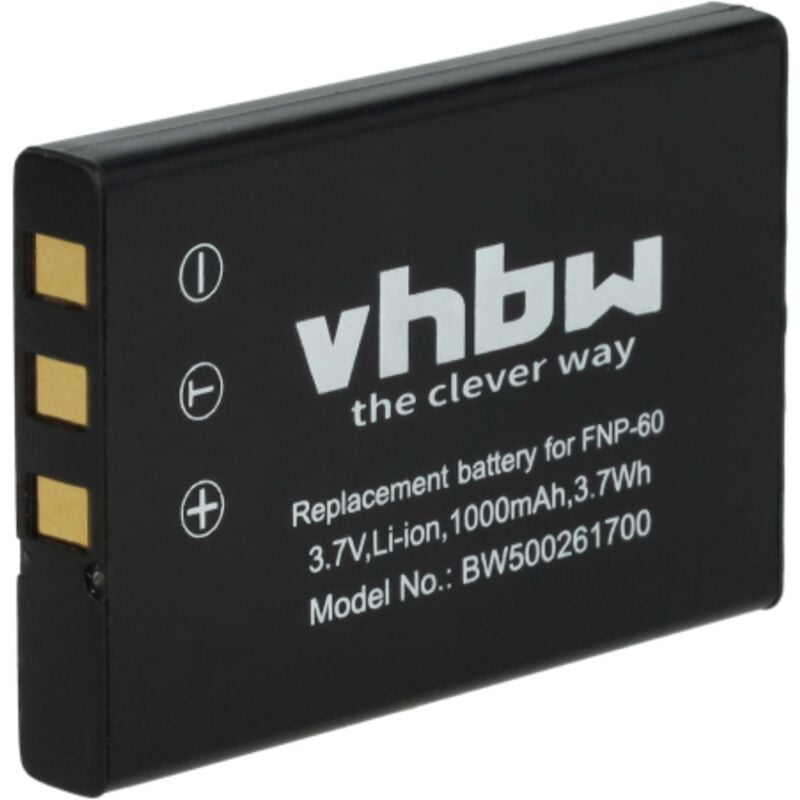 

Li-Ion batería 1000mAh (3.6V) para radio, walkie-talkie Baofeng UV-100, UV-200, UV-3R, UV-3R Mark II 2 - Vhbw