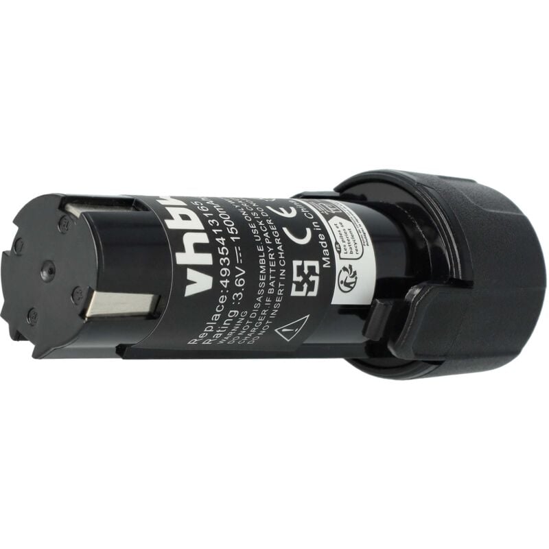 

Li-Ion Batería 1500mAh (5.4V) para su herramienta electrónica AEG SE 3.6, SE3.6, SL 3.6, SL3.6 por 4935413165, 4932352969. - Vhbw