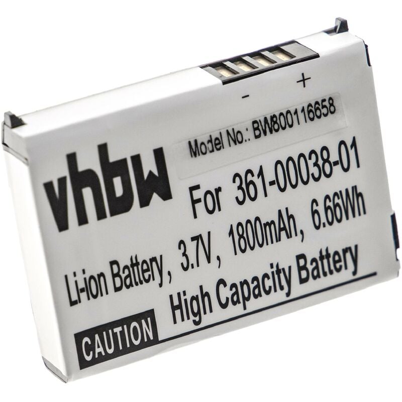 

Li-Ion batería 1880mAh (3.7V) para navegador GPS como Garmin 361-00038-01 - Vhbw