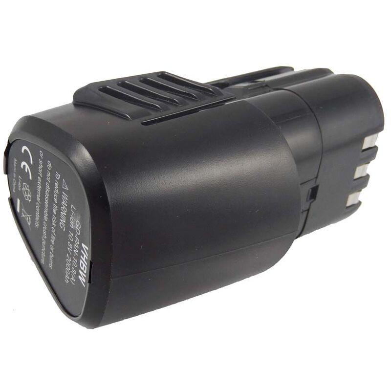 

Li-Ion Batería 2000mAh (10.8V) para su herramienta electrónica Panasonic Kit 1 EYC 301 LA por EY 9L32, EY 9L32B. - Vhbw