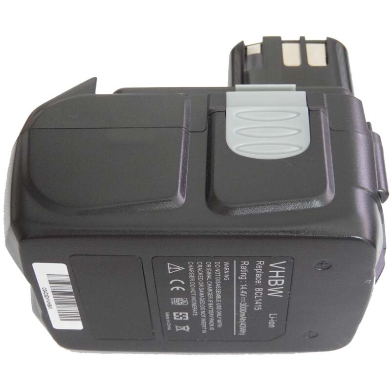 

Li-Ion batería 3000mAh para herramienta Hitachi C-2, CJ 14DL, DH 14DL, DS 14DAF2, DS 14DFL, DS 14DFLG, DS 14DL por BCL1415, 327728, 327729. - Vhbw