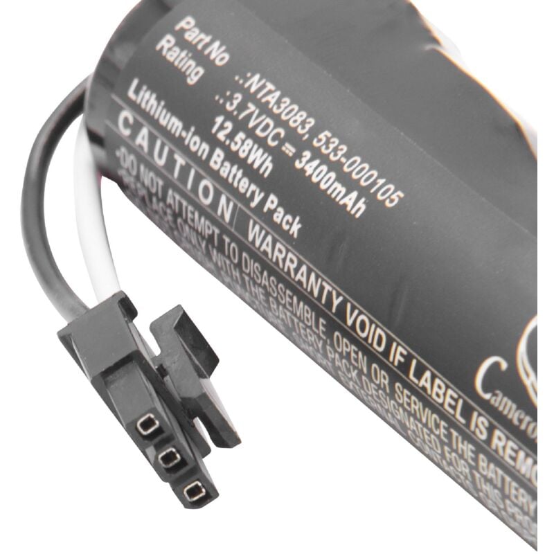 

Li-Ion batería 3400mAh (3.7V) para altavoz altavoces como Logitech 533-000105, NTA3083 - Vhbw