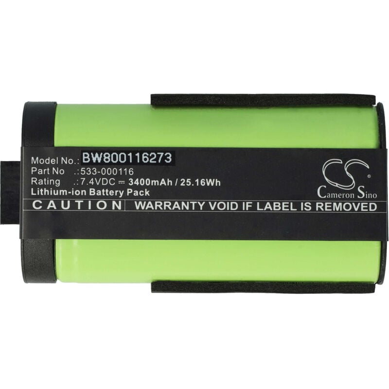 

Li-Ion batería 3400mAh (7.4V) para altavoz altavoces como Logitech 533-000116 - Vhbw