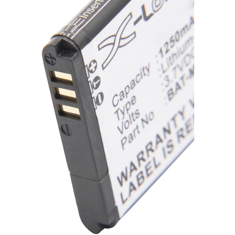Image of vhbw Li-Ion batteria 1250mAh (3.7V) compatibile con computer portatile scanner sostituisce Honeywell 26111710, 3159122, 55-003233-01, BAT-MOB00,