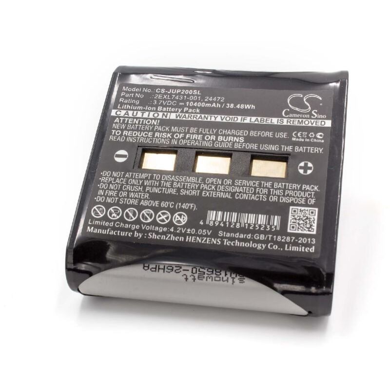 Vhbw - Batterie compatible avec Sokkia Archer 2 Data Collector, FC-500 ordinateur handheld (10400mAh, 3,7V, Li-ion)