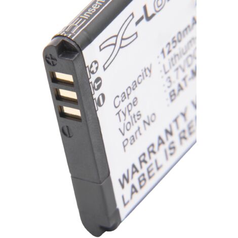 vhbw Li-Ion batterie 1250mAh (3.7V) pour scanner portable handheld Honeywell Captuvo 70e, 75e, SL22, SL22 Sled, SL42, SL42 Sled, SL62