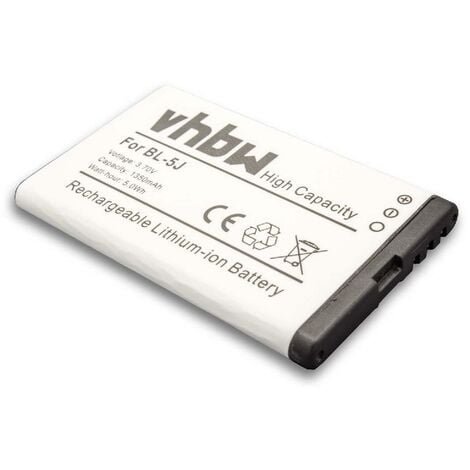 vhbw Li-Ion batterie 1350mAh (3.7V) pour système audio, enceinte JBL Play Up, MD-51W comme TM533855 1S1P.
