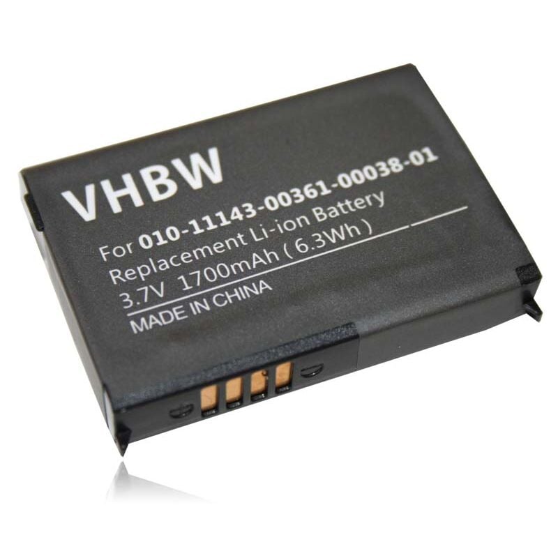 Vhbw - 1x Batterie compatible avec Garmin Zumo 660LM, 650, 210 ce, 600, 660, 220, 665LM, 665, 210 gps, appareil de navigation (1700mAh, 3,7V, Li-ion)