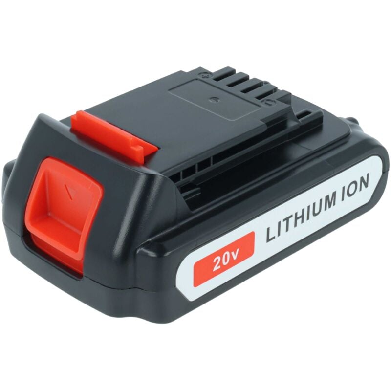 vhbw 1x Batterie compatible avec Black & Decker BCD003 Type 1, BCD002 H2, BCD002 H1, BCD001 H2, BCD700S H1 outil électrique (2000 mAh, Li-ion, 20 V)