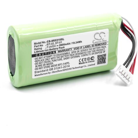 UE MegaBoom 7.4V vhbw Li-ION Batterie 3400mAh pour Haut-parleurs Enceintes Logitech S-00147