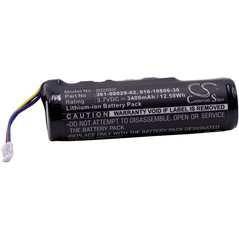 Batterie compatible avec Garmin GAA003, GAA002, Alpha 100, T5, Alpha, GAA004, T5X, DC50 collier de dressage (3400mAh, 3,7V, Li-ion) - Vhbw