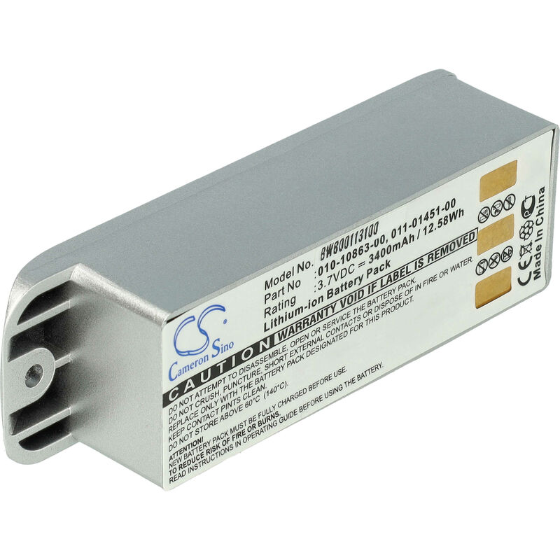 Li-Ion batterie 3400mAh (3.7V) pour Leica Summarit-M 1:2.5/50mm comme 010-10863-00, 011-01451-00. - Vhbw