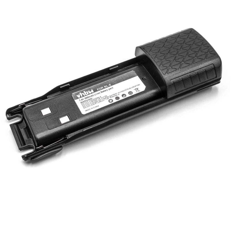 Batterie compatible avec Baofeng UV-82L, UV-8R, UV-82C, UV-82X, UV-8D, UV-82HP, UV-82, UV82 radio talkie-walkie (3800mAh, 7,4V, Li-ion) - Vhbw