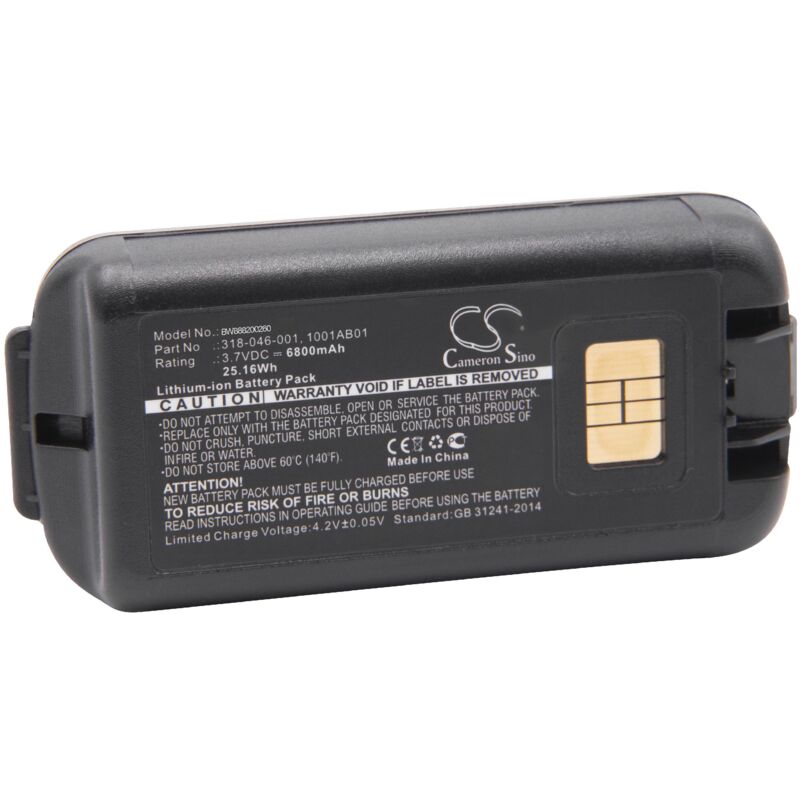 vhbw Li-Ion batterie 6800mAh (3.7V) pour ordinateur portable scanner Intermec CK70, CK70A, CK71, CK71A