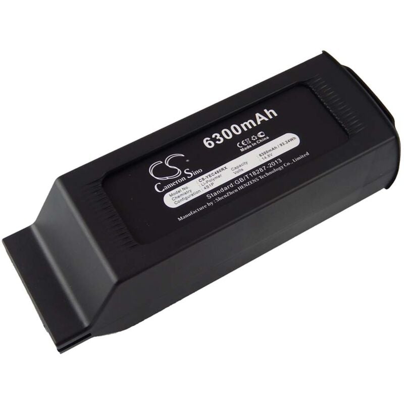 Vhbw - Batterie compatible avec Yuneec H480, Typhoon h drone (6300mAh, 14,8V, Li-polymère)