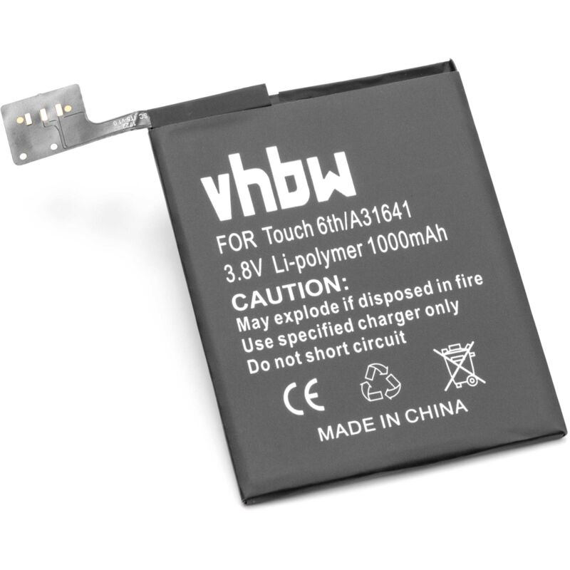 Image of Vhbw - batteria compatibile con Apple iPod 7,1 MP3 music player lettore musicale (1.000mAh, 3,85V, Li-Poly)