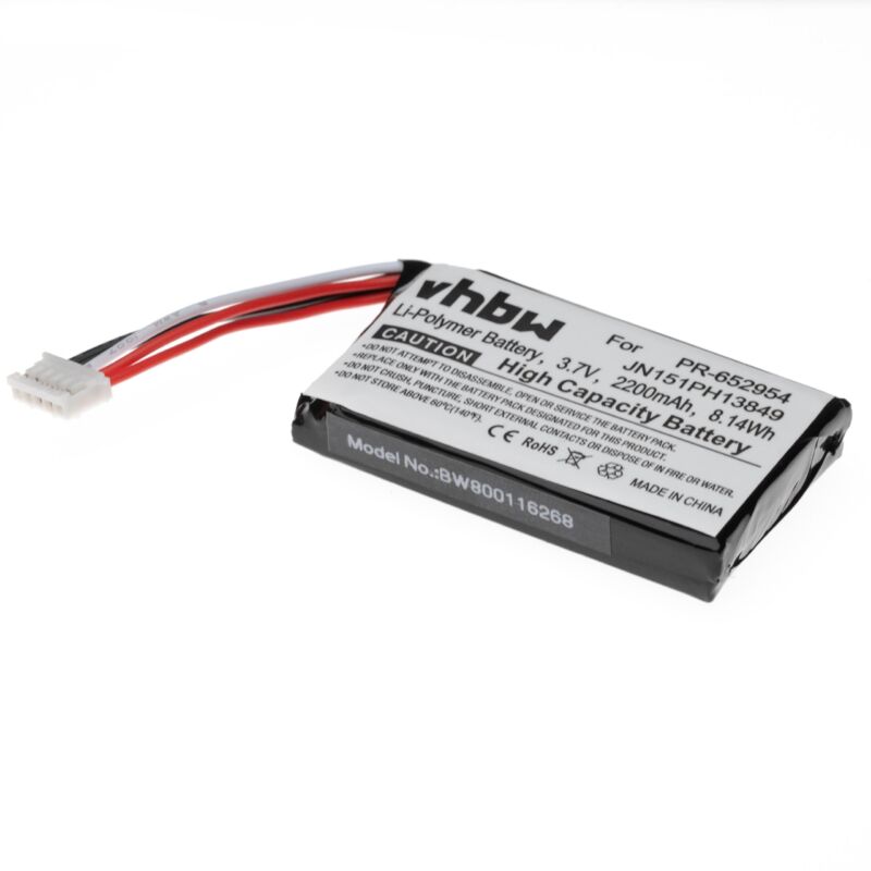 

litio polímero batería 2200mAh (3.7V) para altavoz altavoces como JBL PR-652954 - Vhbw