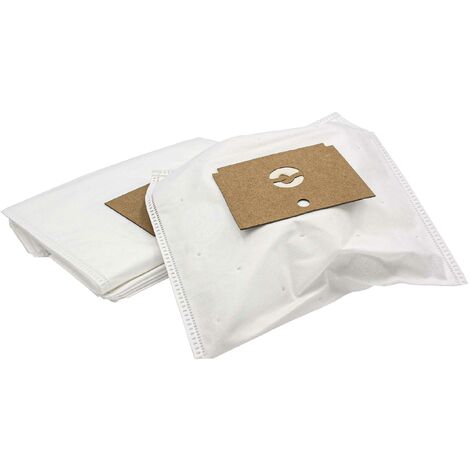 Vhbw – Lot de 10 sacs pour aspirateur Rowenta Dymbo RS 005...099 – Microfibre non tissée – Dimensions 29cm x 27cm – Couleur blanc - VHBW 10 X