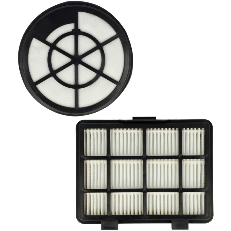 Lot de 2 filtres compatible avec Bosch BGC05X20GB/03, BGS05A220/01, BGS05A220/02, BGS05A220/03 aspirateur - filtre d'échappement, filtre hepa - Vhbw