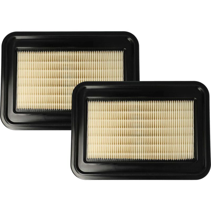 Lot de 2x filtres plissé plat compatible avec Flex vce 44 l ac, 44 h ac, 33 m ac, 33 l mc, 33 l ac aspirateur - Élément filtrant - Vhbw
