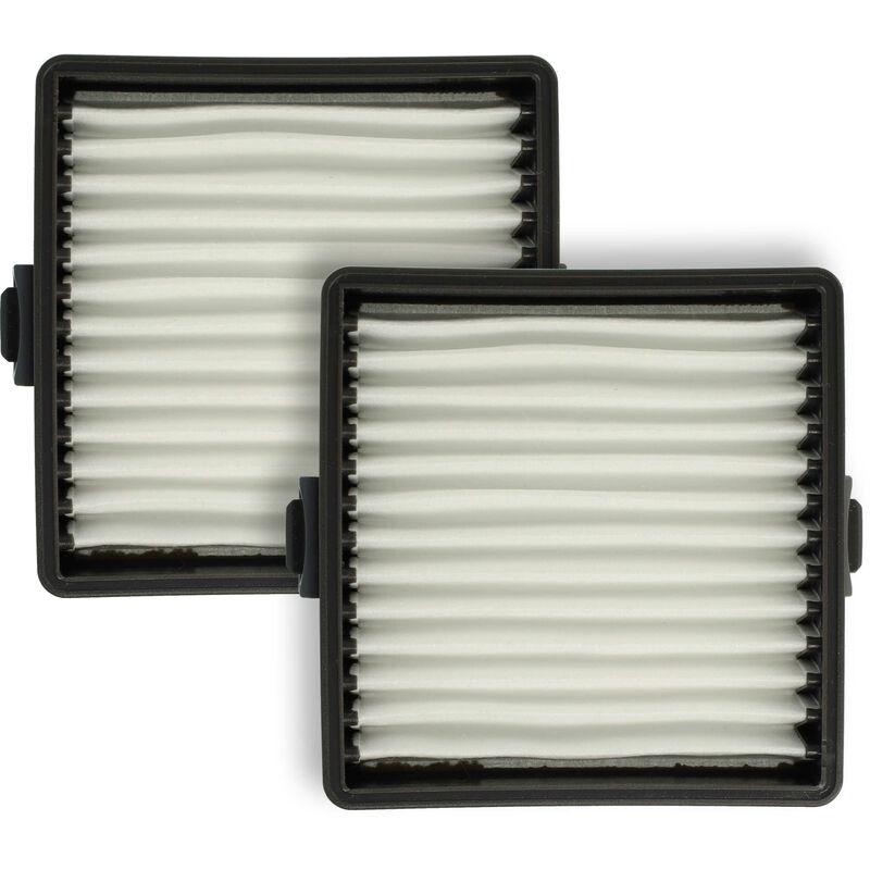 Vhbw - Lot de 2x filtres plissé plat compatible avec Ryobi One, One Plus, One+ aspirateur sans fil à batterie - Élément filtrant