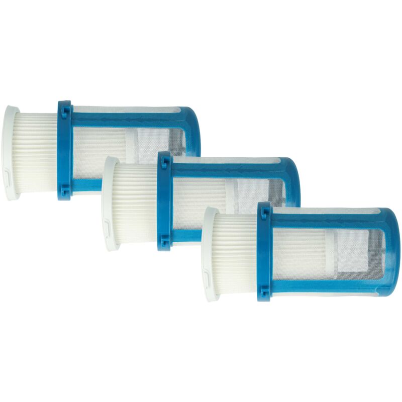 Vhbw - Lot de 3 filtres compatible avec Black & Decker Multipower Allergy CUA525BHA aspirateur - filtre combiné (préfiltre + hepa)
