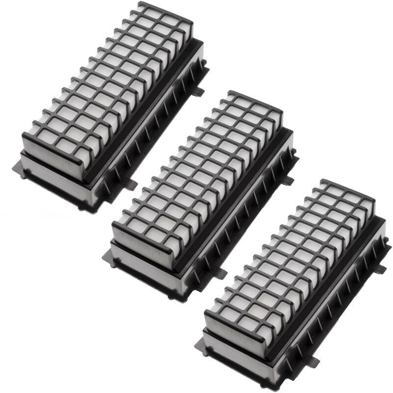 Vhbw - Lot de 3x filtres compatible avec Bosch BGS5SIL1AU, BGS5SIL66A, BGS5SIL66B, BGS5SIL66B/02 aspirateur - Filtre hepa contre les allergies