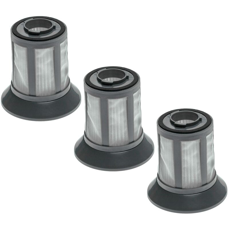 Vhbw - Lot de 3x filtres d'aspirateur compatible avec Clatronic Eco-Cyclon bs 1293, bs 1304 aspirateur - Filtre hepa + nylon contre les allergies
