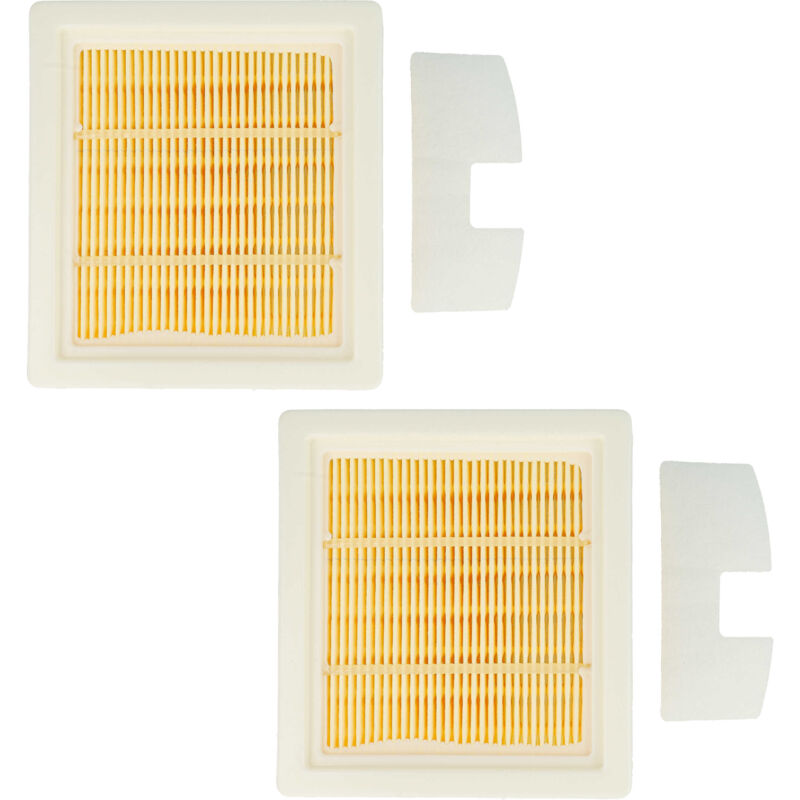 Lot de 4 filtres compatible avec Samedia vac 100 aspirateur - filtre hepa, préfiltre - Vhbw