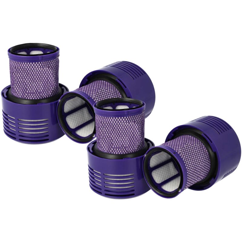 4x filtre remplacement pour Dyson 969082-01 pour aspirateur - filtre hepa violet - Vhbw
