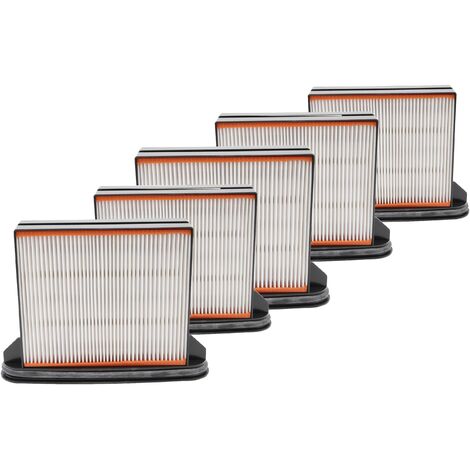 vhbw Lot de 5x filtres d'aspirateur remplacement pour Starmix 416038, FK 4300, FKP 4300 pour aspirateur - Filtre HEPA contre les allergies