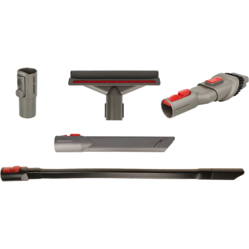 Lot de buses avec 5 pièces compatible avec Dyson V11 Total Clean aspirateur - gris - Vhbw
