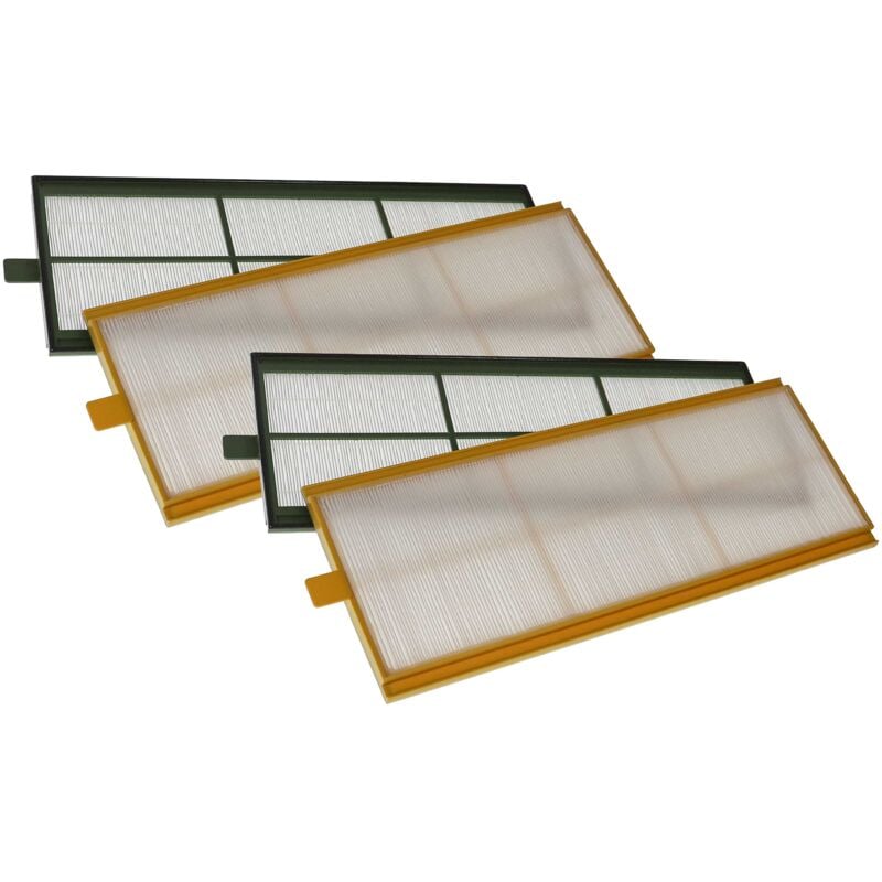 Lot de filtres compatible avec Sanibel ComfoAir 350 appareil de ventilation - Filtre à air G4 / F7 (4 pcs), Blanc / Jaune / Vert - Vhbw