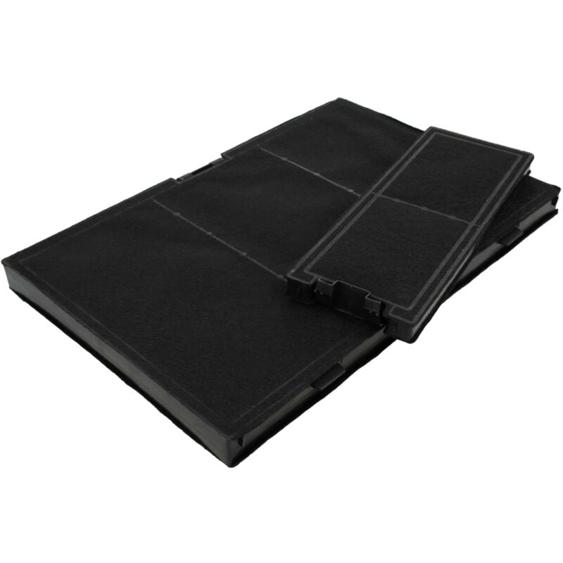 Vhbw - 2x filtres compatible avec Siemens LC98KLP20/02, LC98KLP20/01, LC98KLP60/01, LC98KLP60 hotte aspirante - 2x filtre à charbon actif