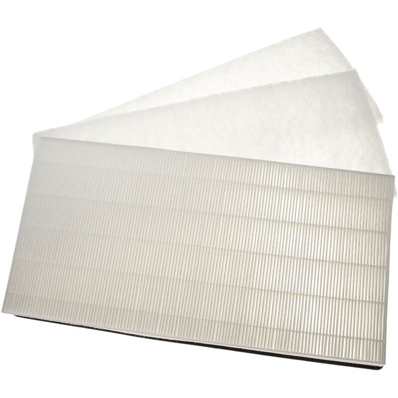 Lot de filtres compatible avec Vallox ValloPlus 500 se, 500 se Sole appareil de ventilation - Filtre à air (3 pcs), Blanc - Vhbw