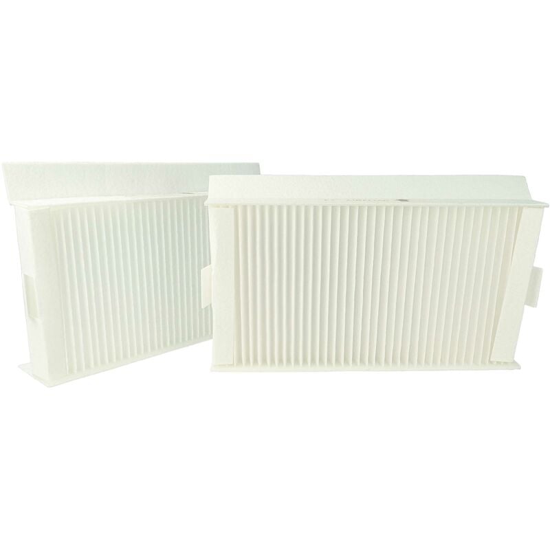 Lot de filtres compatible avec Zehnder ComfoAir 180 appareil de ventilation - Filtre à air G4 / F7 (2 pcs), 24 x 12 x 5 cm, blanc - Vhbw
