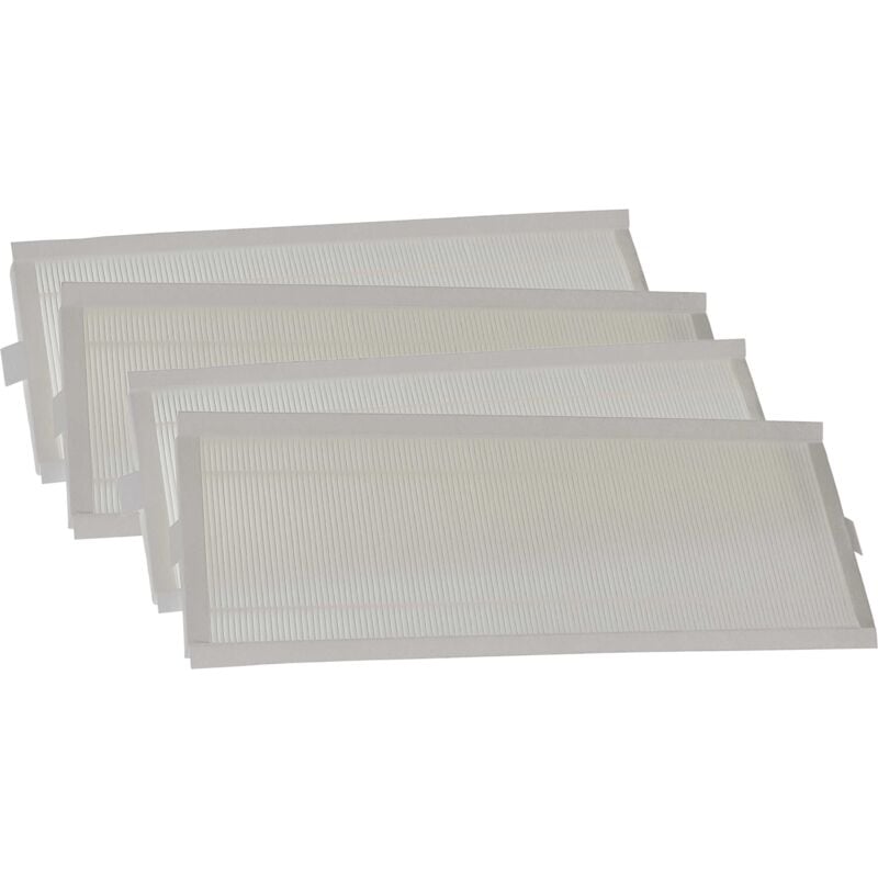 Lot de filtres compatible avec Zehnder ComfoAir Q350 tr, Pro 300, Q350 appareil de ventilation - Filtre à air G4 / F7 (4 pcs), Blanc - Vhbw