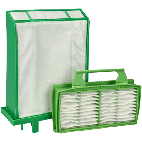 vhbw Lot de filtres remplacement pour Sebo 6696ER pour aspirateur - 2x Filtres de rechange (microfiltre, filtre de protection hygiène)