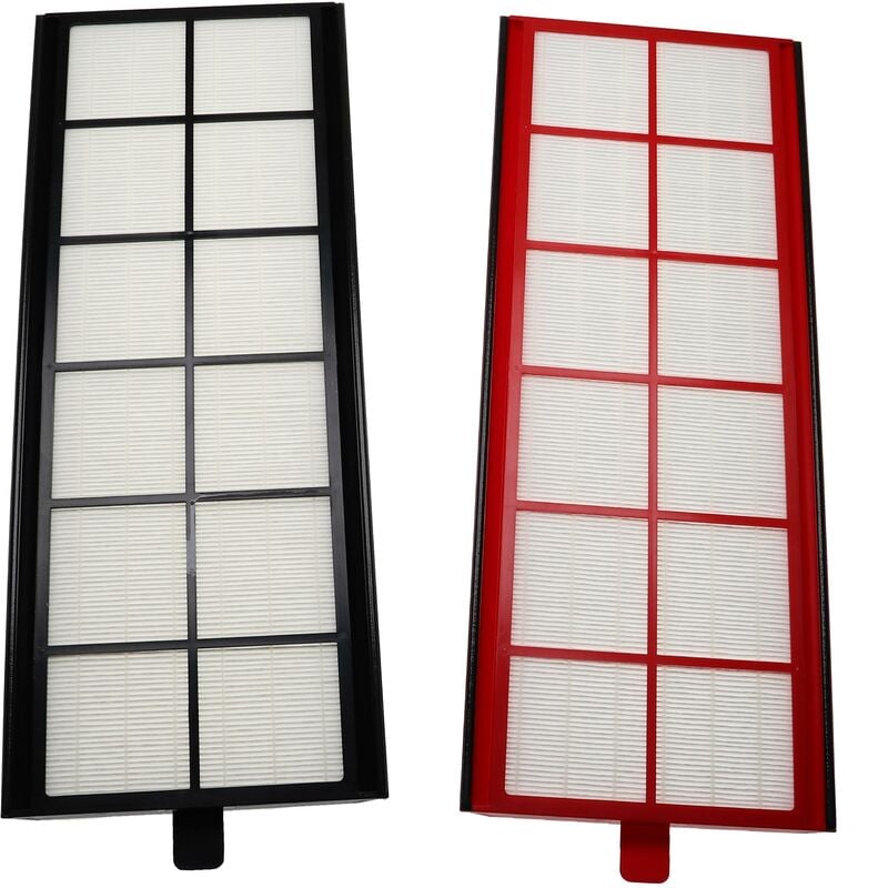 Lot de filtres compatible avec Wernig G90-550 appareil de ventilation - Filtre à air G4 / F7 (2 pcs), Blanc / Rouge / Noir - Vhbw